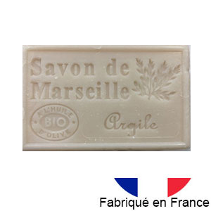 Savon 125 gr.  l'huile d'olive bio (Argile)