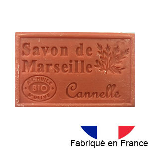 Savon 125 gr. � l'huile d'olive bio (cannelle)