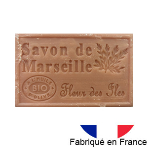 Savon 125 gr.  l'huile d'olive bio (fleur des iles)