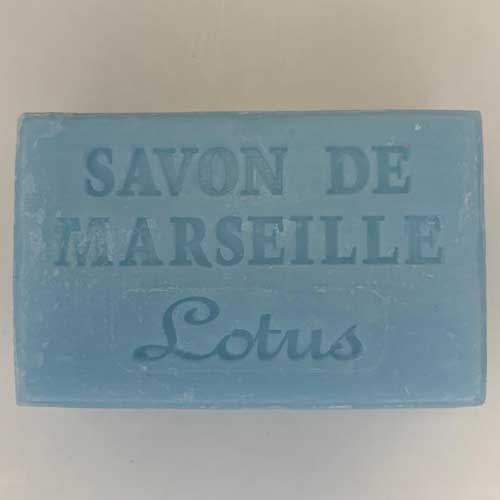 Marseille soap 60 gr. with vegetable oils and organic olive oil (Fleur de lotus)
