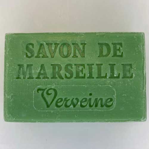 Marseille soap 60 gr. with vegetable oils and organic olive oil (Verveine)