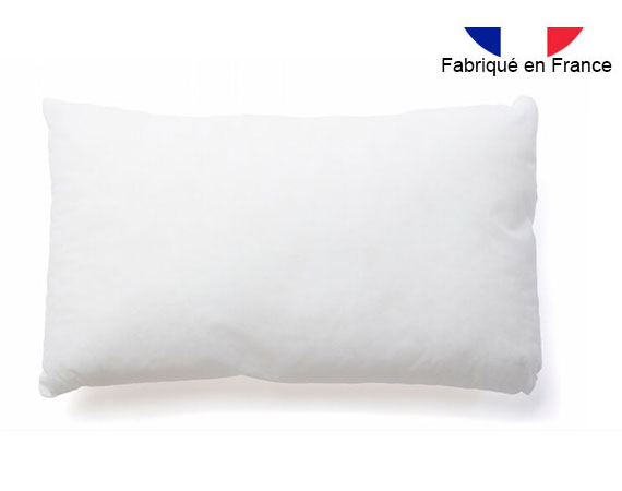 Coussin polyester impermable 30x50cm (Blanc)