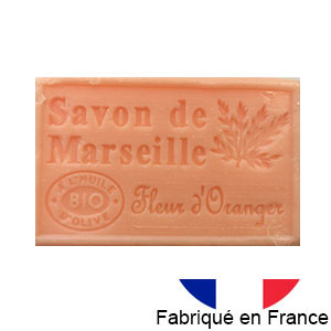 Savon 125 gr.  l'huile d'olive bio (fleur d'oranger)
