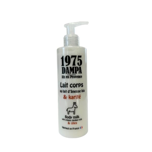 lait corps au lait d'nesse bio et karit