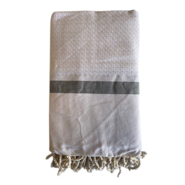 Fouta Bouquet (WHT)