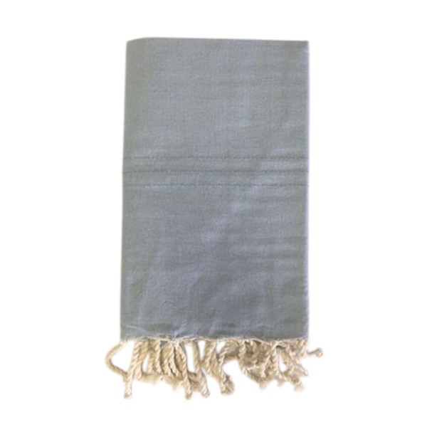 Fouta unie pique (Bleu ciel)