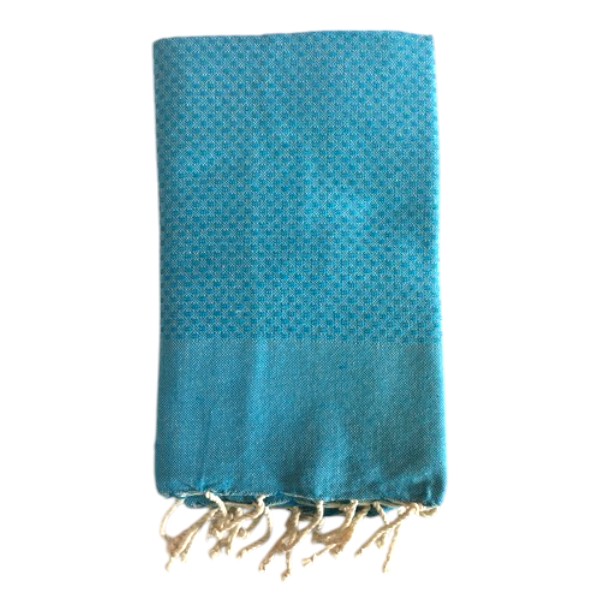Fouta Nid d'Abeille Unie (TURQ)