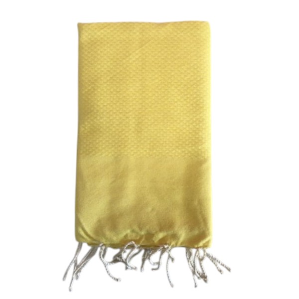 Fouta Nid d'Abeille Unie (YLW)
