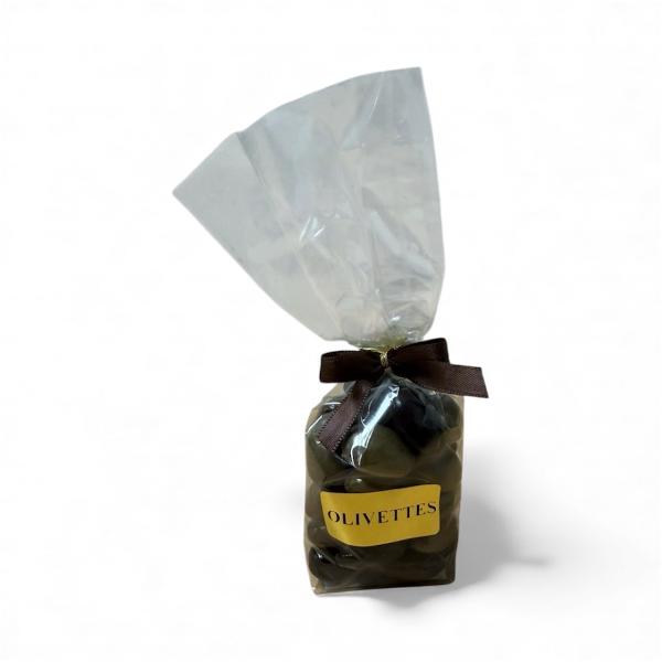 Drag�e olivettes noires et vertes - 100g