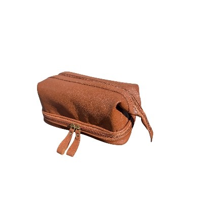 Trousse de toilette homme (Trousse homme marron)