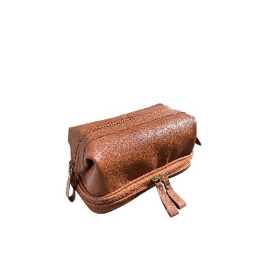 Trousse de toilette homme (Trousse homme marron)