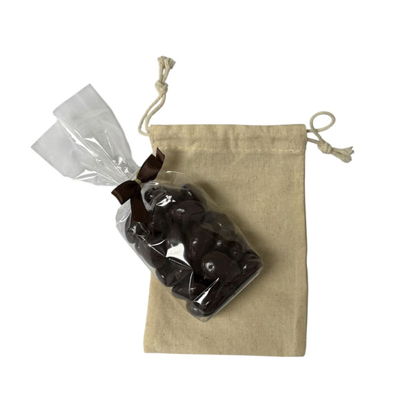 Drag�e coeur d'amande chocolat - 100g (Chocolat Noir)